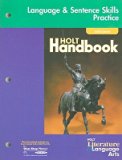 Holt Handbook Language Practice - Grade 11 3rd 9780030653032 Front Cover