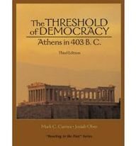 Threshold of Democracy Athens in 403 B.C 3rd 2005 9780321333032 Front Cover