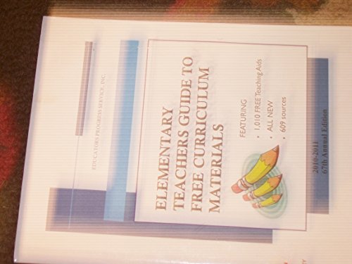 Elementary Teachers Guide to Free Curriculum Materials 2010-2011:  2010 9780877085034 Front Cover