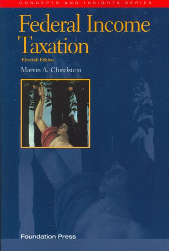 Federal Income Taxation  11th 2009 (Revised) 9781599414034 Front Cover