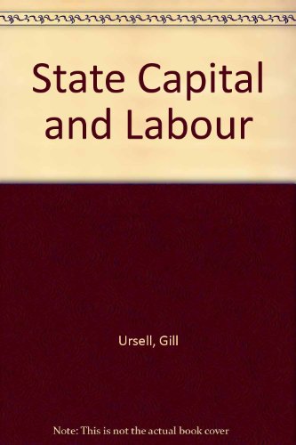 State, Capital and Labour : Changing Patterns of Power and Dependence  1988 9780333407035 Front Cover