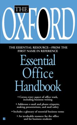 Oxford Essential Office Handbook  N/A 9780425197035 Front Cover
