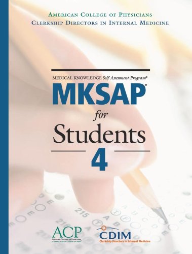 Mksap for Students 4   2008 9781934465035 Front Cover