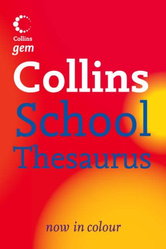 School Thesaurus  2nd 2006 9780007224036 Front Cover
