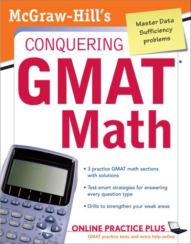 McGraw-Hill's Conquering the GMAT Math MGH's Conquering GMAT Math 2nd 2009 9780071485036 Front Cover