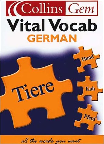 German Vital Vocab   2001 9780007102037 Front Cover
