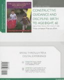 Constructive Guidance and Discipline Birth to Age Eight 6th 2014 9780133395037 Front Cover