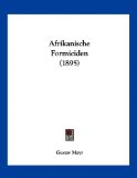 Afrikanische Formiciden  N/A 9781160772037 Front Cover