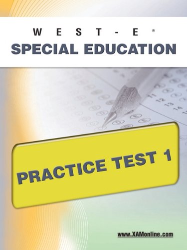 WEST-E Special Education Practice Test 1  N/A 9781607873037 Front Cover