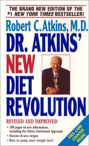 Dr. Atkins' New Diet Revolution   2002 (Revised) 9780060012038 Front Cover