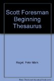 Roget's Beginning Thesaurus  N/A 9780060179038 Front Cover