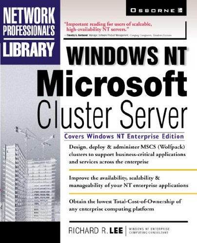 Windows NT Microsoft Cluster Server   1999 9780072129038 Front Cover