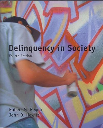 Delinquency in Society 4th 2000 9780072286038 Front Cover