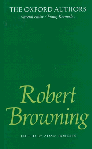 Robert Browning   1997 9780192542038 Front Cover