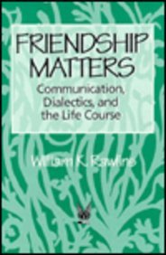 Friendship Matters   1992 9780202304038 Front Cover