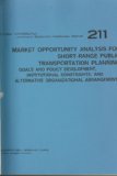 Market Opportunity Analysis for Short-Range Public Transportation Planning : Goals and Policy Development, Institutional Constraints, and Alternative Organizational Arrangements N/A 9780309030038 Front Cover