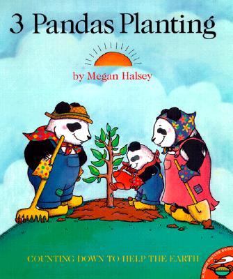 Three Pandas Planting N/A 9780689833038 Front Cover