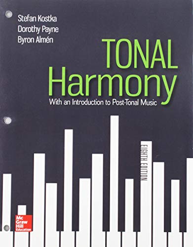 TONAL HARMONY (LL)-W/WORKBOOK           N/A 9781260187038 Front Cover