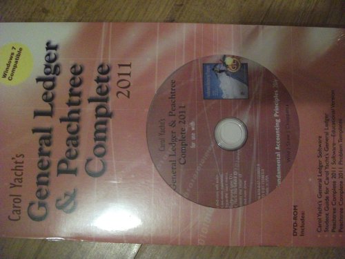 Carol Yacht's General Ledger and Peachtree Complete  N/A 9780077338039 Front Cover