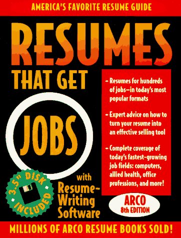 Resumes That Get Jobs 8th 9780028606040 Front Cover