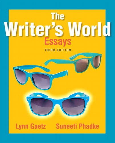 Writer's World Essays 3rd 2015 9780321899040 Front Cover