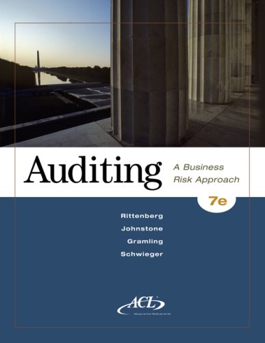 Auditing A Business Risk Approach 7th 2010 9780324658040 Front Cover
