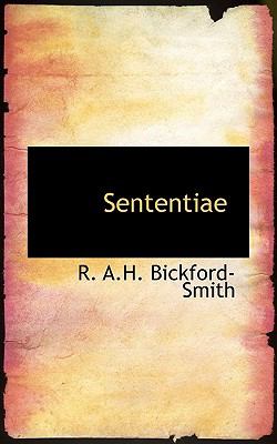Sententiae  N/A 9781116731040 Front Cover