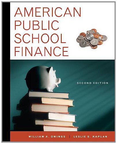 American Public School Finance  2nd 2013 9781111838041 Front Cover