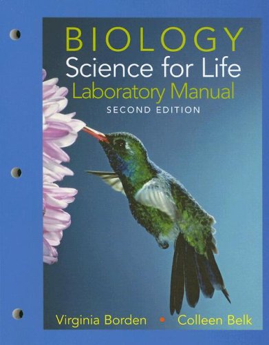 Laboratory Manual for Biology Science for Life 6th 2007 (Lab Manual) 9780131888043 Front Cover