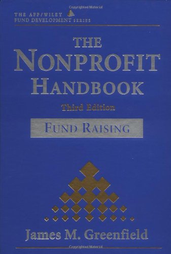 Nonprofit Handbook Fund Raising 3rd 2001 (Revised) 9780471403043 Front Cover