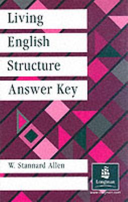 Living English Structure/Key:   1974 9780582552043 Front Cover