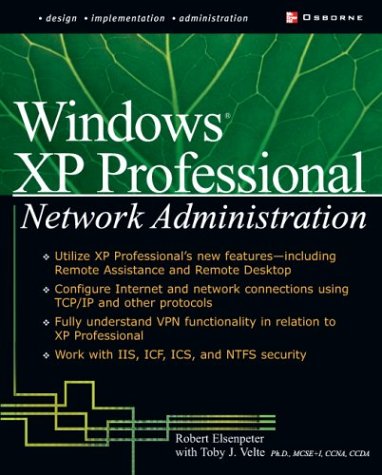 Windows XP Professional Network Administration   2002 9780072225044 Front Cover
