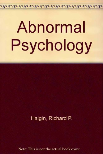 Abnormal Psychology:  4th 2002 9780072494044 Front Cover