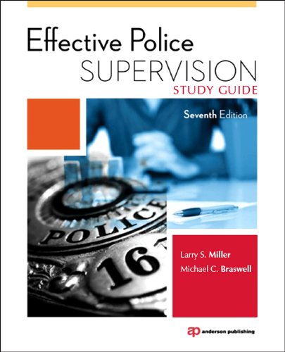 Effective Police Supervision  7th 2014 (Revised) 9780323280044 Front Cover