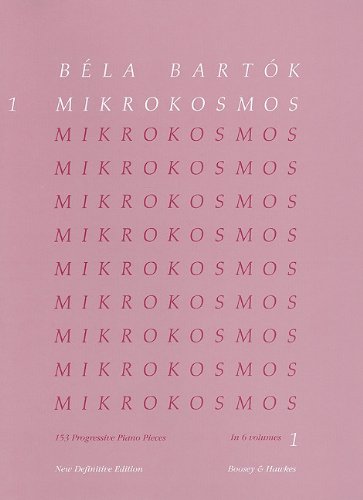 Mikrokosmos Volume 1 (Pink) Piano Solo N/A 9781423493044 Front Cover