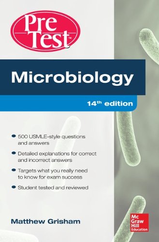 Microbiology PreTest Self-Assessment and Review 14/e  14th 2014 9780071791045 Front Cover