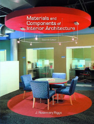 Materials and Components of Interior Architecture  7th 2008 9780131587045 Front Cover