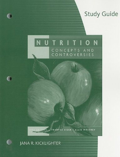 Nutrition Concepts and Controversies 11th 2008 (Guide (Pupil's)) 9780495553045 Front Cover