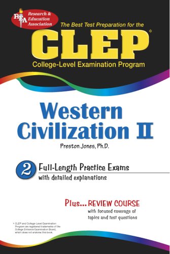 CLEP Western Civilization II The Best Test Preparation for the CLEP N/A 9780738601045 Front Cover
