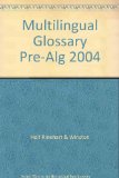 Pre-Algebra : Multilingual Glossary 4th 9780030708046 Front Cover
