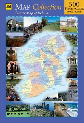 Map Collection: Country Map of Ireland 500 Piece Puzzle 490 X 360mm  2007 9780749552046 Front Cover