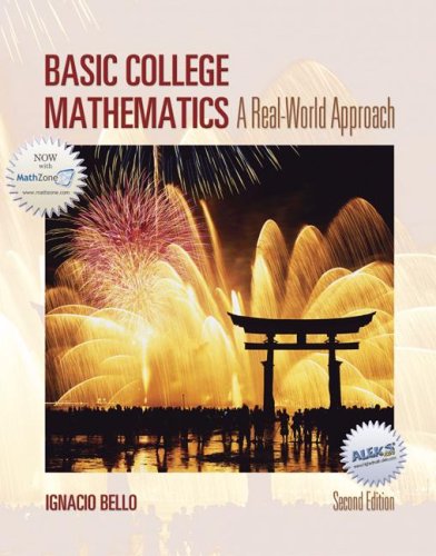 Basic College Mathematics A Real-World Approach 2nd 2006 9780072831047 Front Cover