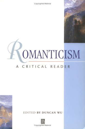 Romanticism A Critical Reader  1995 9780631195047 Front Cover