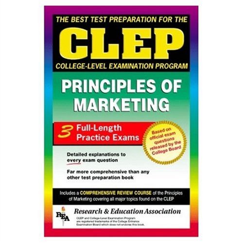 Clep Principles of Marketing   2003 9780878919048 Front Cover