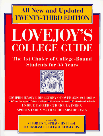 Lovejoy's College Guide 23rd 9780028603049 Front Cover