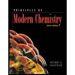 Principles of Modern Chemistry 3rd 1996 9780030059049 Front Cover