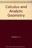 Calculus and Analytic Geometry  3rd 1990 9780131112049 Front Cover