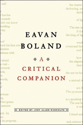 Eavan Boland A Critical Companion  2008 9780393332049 Front Cover