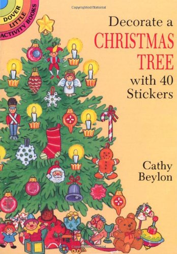 Decorate a Christmas Tree with 40 Stickers  N/A 9780486281049 Front Cover