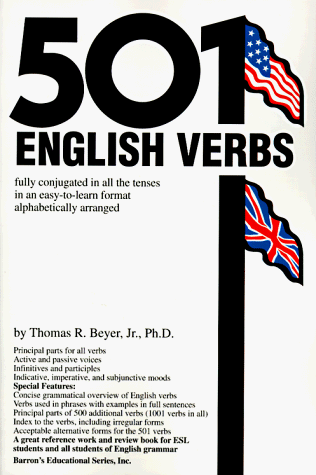 501 English Verbs   1998 9780764103049 Front Cover